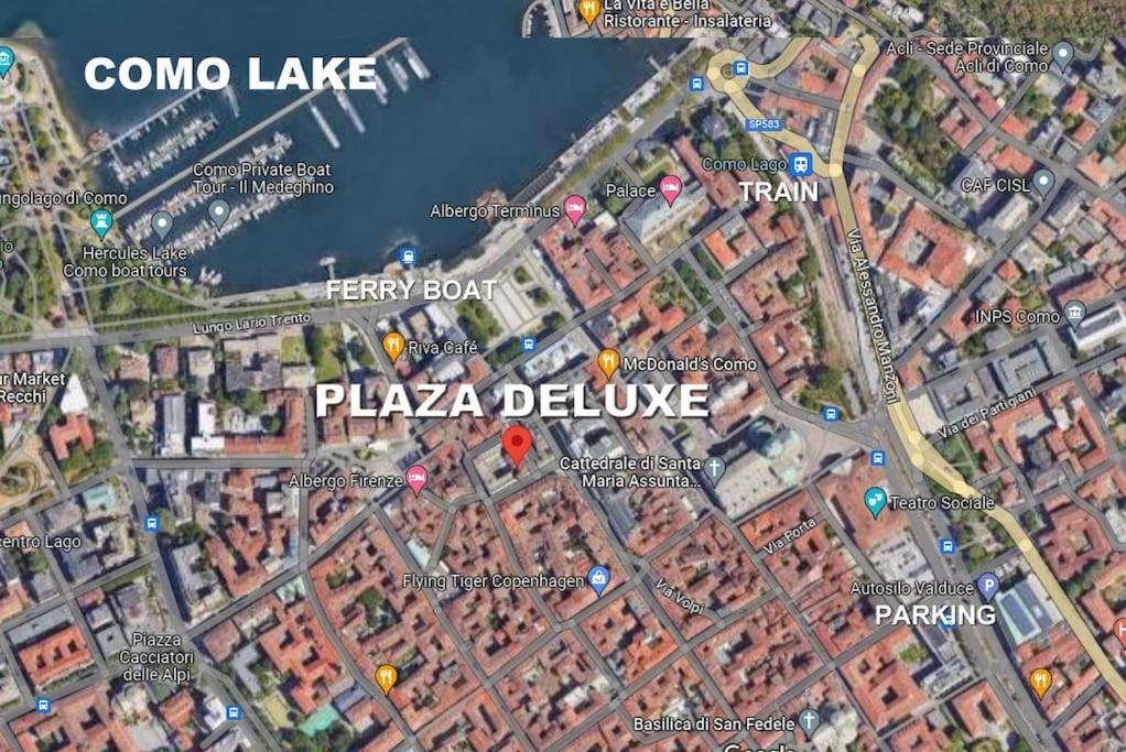 Plaza Deluxe Modern Center House - View Como Lake - Top Privacy Exterior foto